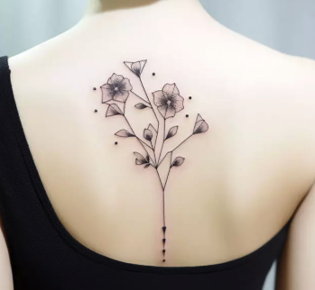 Fine-line tattoo example